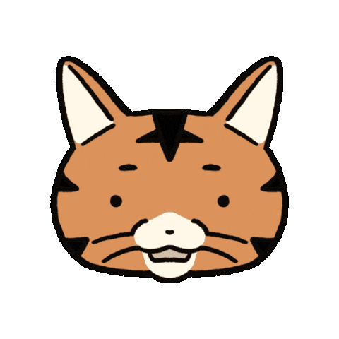 Shocked Cat Sticker