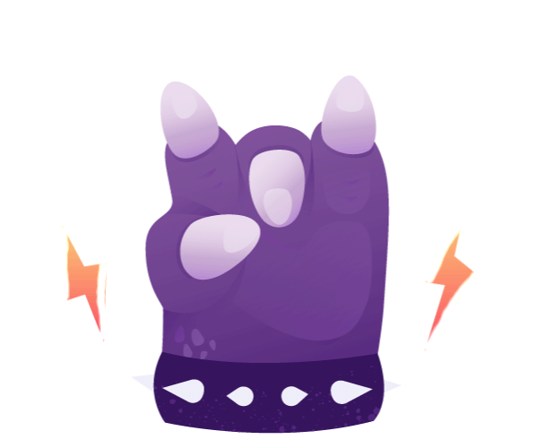 Rock Horns Sticker by Akeneo for iOS & Android GIPHY