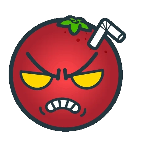 angry animation Sticker