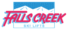 Ski Falls Sticker by FallsAustralia