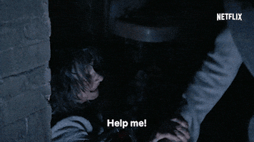 Scared Help Me GIF by NETFLIX