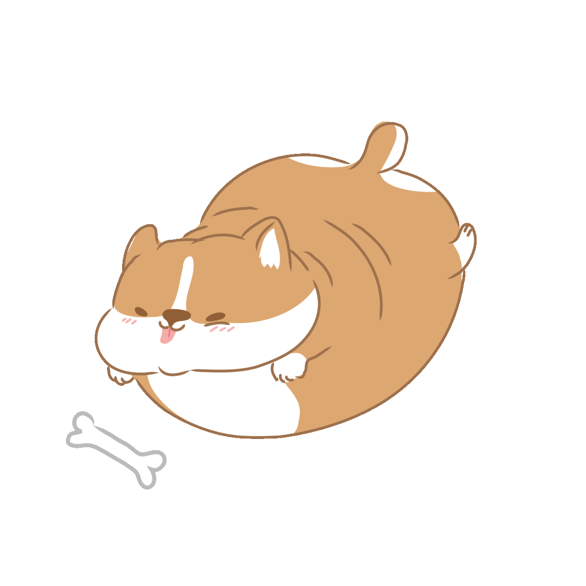 Dog Eat Sticker by Pik Ng for iOS & Android GIPHY