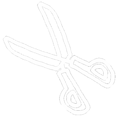 Scissors Monochrome Sticker