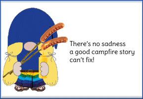 Camping Hot Dogs GIF
