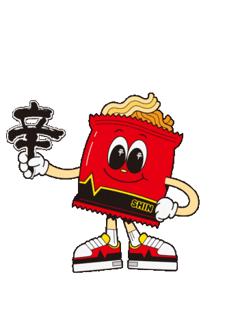 Happy Character Sticker by Nongshim Global