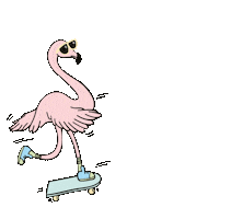 topvintage_boutique summer amazing summertime flamingo Sticker