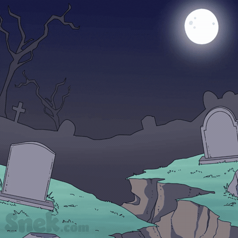 Haunting Trick Or Treat GIF by Snek