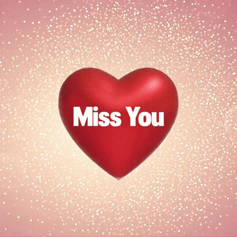 Miss You Heart GIF by Sealed With A GIF