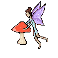 Fairy Mushroom Sticker