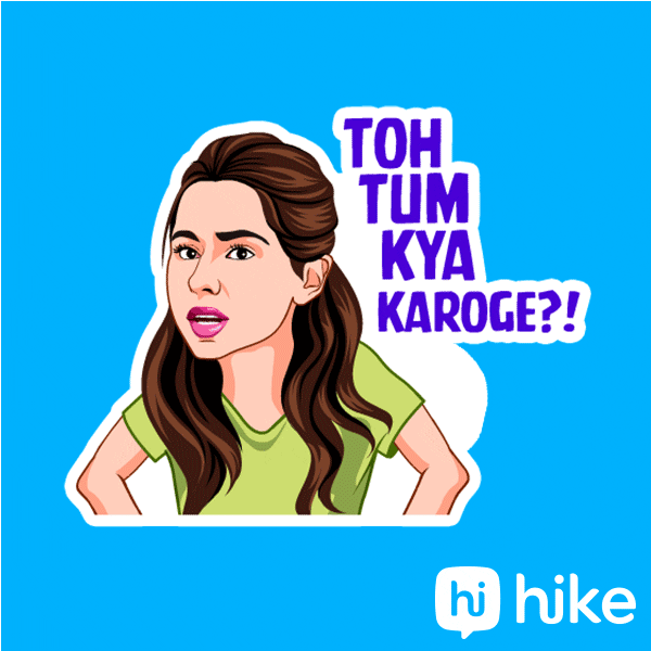 Love Aaj Kal Bollywood GIF by Hike Sticker Chat