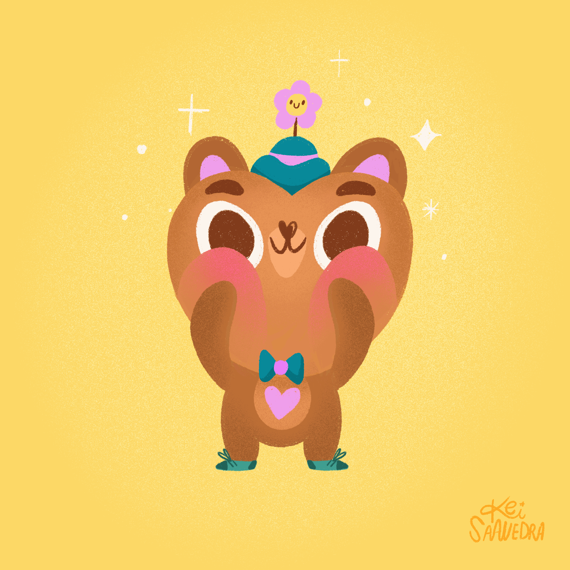 Teddy Bear Love GIF by Kei Saavedra Find & Share on GIPHY