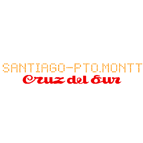 Santiago Sticker by Buses Cruz del Sur