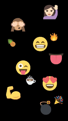 KSVS happy mood emoji bomb GIF