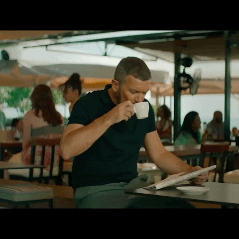 Antonio Banderas Coffee GIF by VVS FILMS