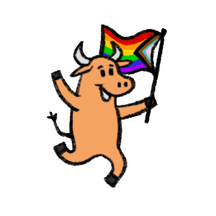 Pride City Sticker by Bike Durham