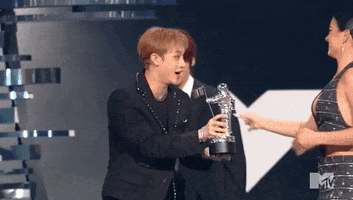 Hand Over Award GIF by 2023 MTV Video Music Awards