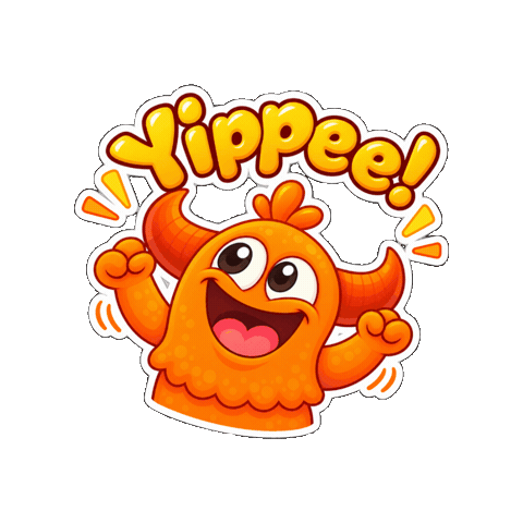 Happy Good Vibes Sticker by Momo & Tulus