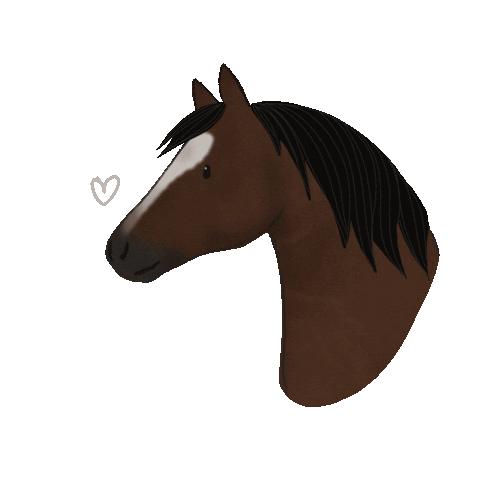 Horse Pony Sticker by winterlichtmalerei