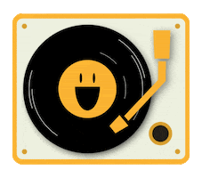 Happy Vinyl Sticker by Ludovico Musica & Animazione