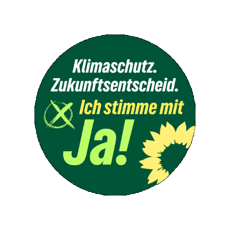Klimaschutz Gruene Sticker by Grüne Hamburg