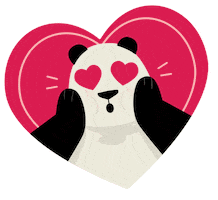 In Love Hearts Sticker by WWF Bulgaria