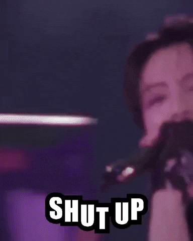 King Shut Up GIF