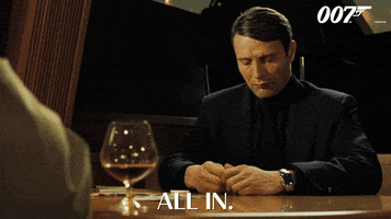 Betting Mads Mikkelsen GIF by James Bond 007