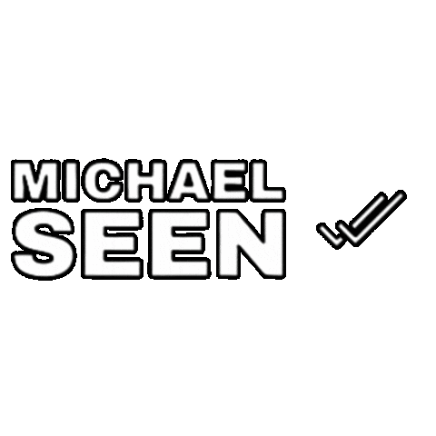 Djseen Sticker by Michael Seen