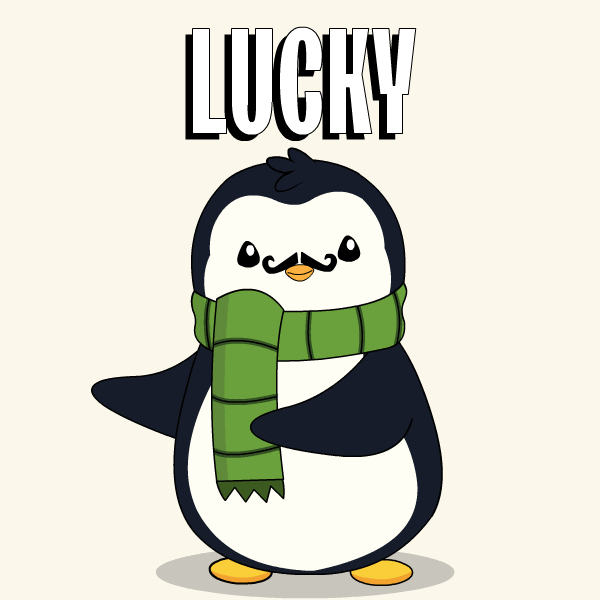 Lucky You Success GIF by Pudgy Penguins