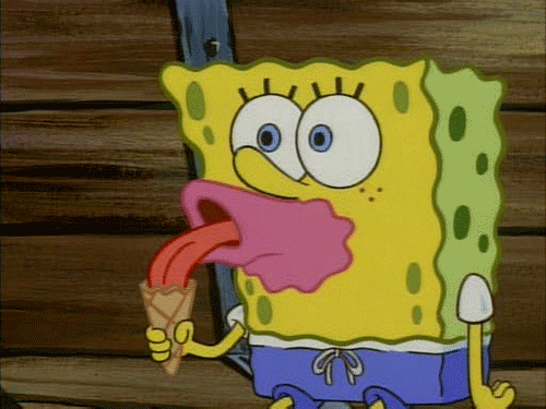 Spong-bob-eating-icecream GIFs - Get the best GIF on GIPHY
