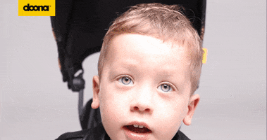 Who Was It Reaction GIF by Doona™ - Parenting Made Simple