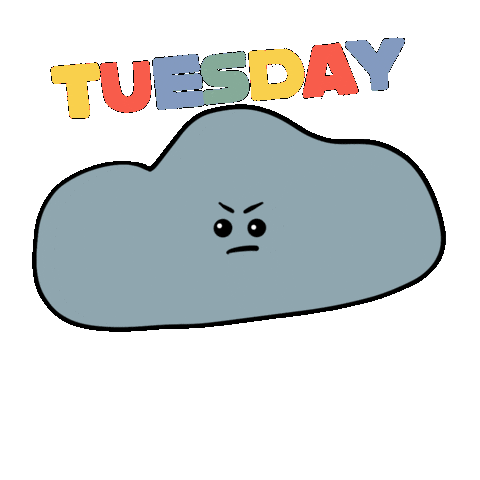 Sad Rain Sticker