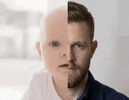 Missing Half Man GIF