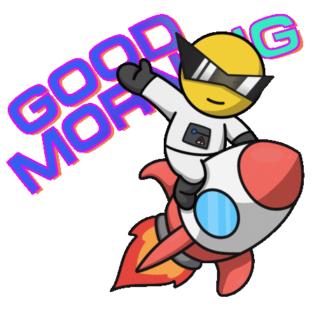Good Morning Love Sticker by Space Riders