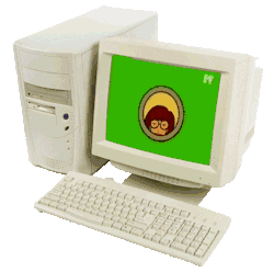 computer pc STICKER