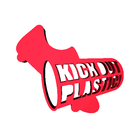 Kick Out Plastic Sticker