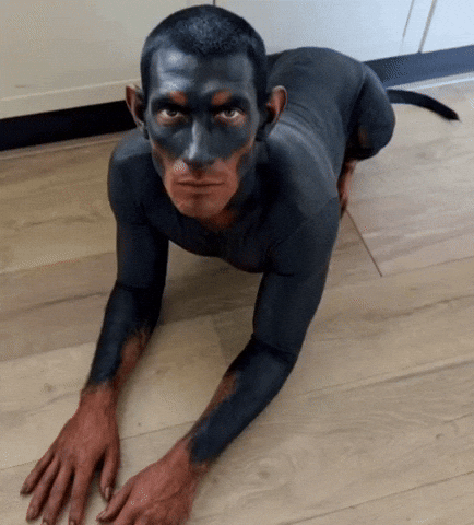 Dog Man Doberman GIF