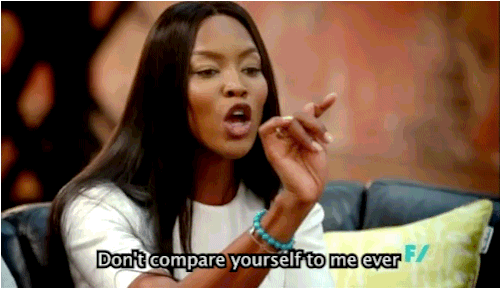 naomi campbell compare dont you compare yourself to me ever GIF
