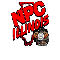 NPC Illinois Bodybuilding Sticker