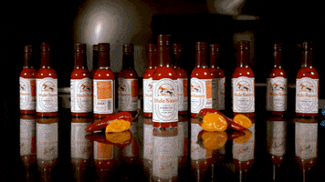 Hot Sauce Fire GIF by Sticker Mule