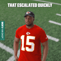Kansas City Chiefs Wow GIF by DICK'S Sporting Goods
