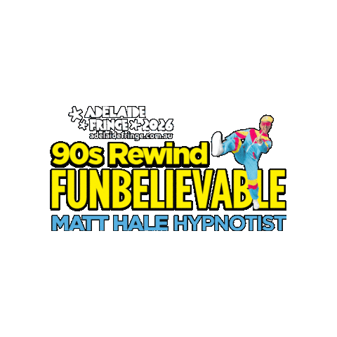 Fringe Festival Fun Sticker by Matt Hale Hypnotist