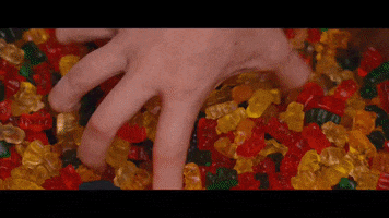 Gummy Bear Gummies GIF by Chaz Cardigan