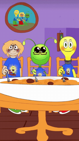 Heart Head Spaghetti GIF
