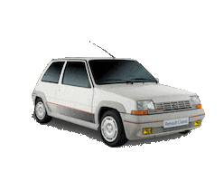 Car Driving Sticker by @Renault_NL