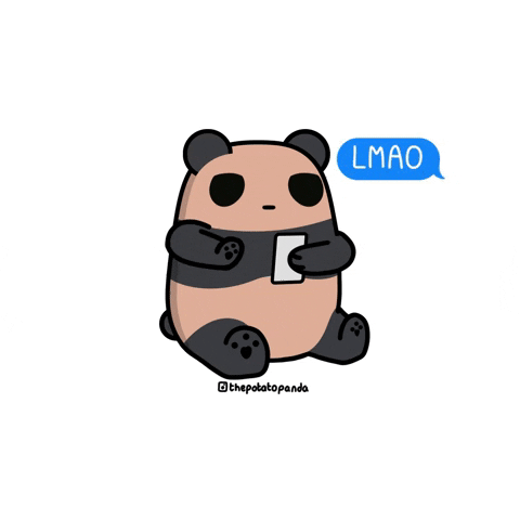 The Potato Panda GIF