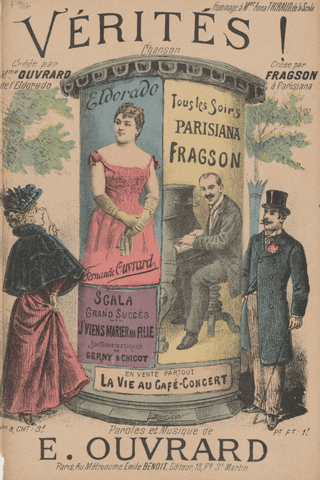 McGillLib cafe concert paris 19th century GIF