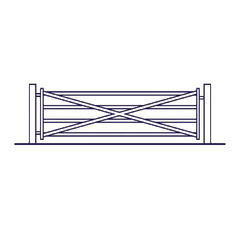 Security Gates Sticker by SWeaving