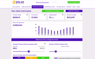 Solar Power Calculator GIF
