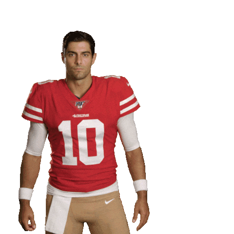 Jimmy Garoppolo Sticker by San Francisco 49ers for iOS & Android | GIPHY